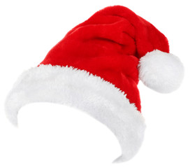 Santa hat isolated on white