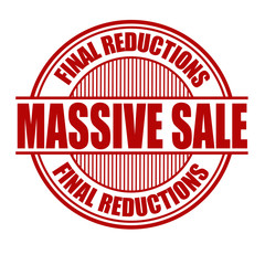 Massive sale stamp