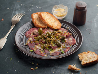 Beef carpaccio