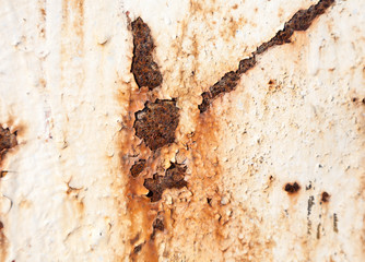 Grunge retro rusty metal texture or background