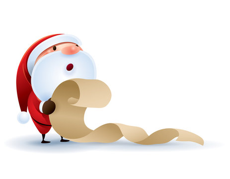 Santa Claus checking list
