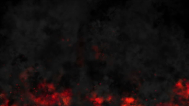 Animated background consisting of turbulent flame of fire