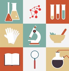 scientist chemist illustration