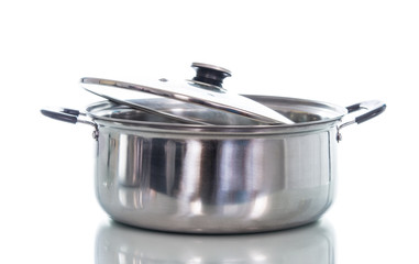 Non stick sauce pan isolate