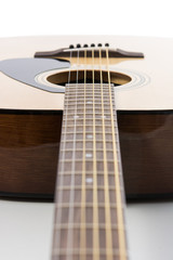 Fototapeta premium Detail closeup of classic guitar