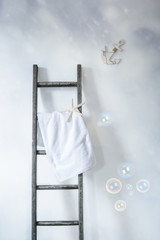 Ladder With Towel