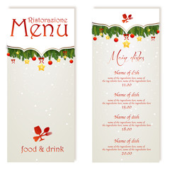 Christmas menu - 73302832