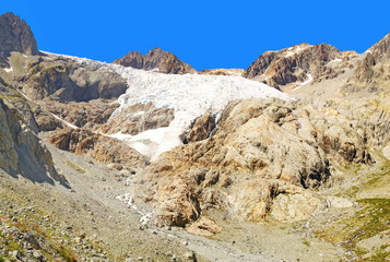 Glacier Blanc dans les Alpes