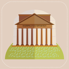 Rome Pantheon icon