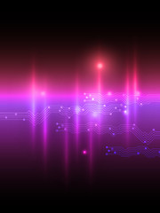 Abstract pink violet equalizer background