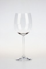 Empty vine glass