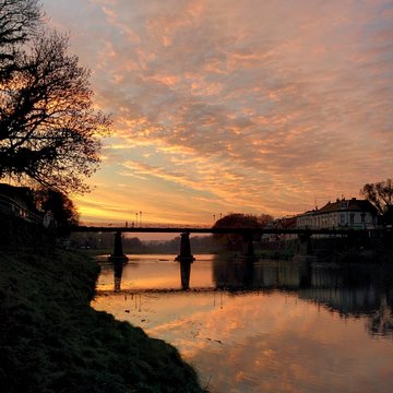 Sunrise in the city
