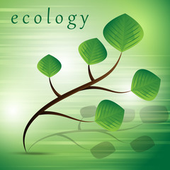 Ecology Background - Vector Illustration