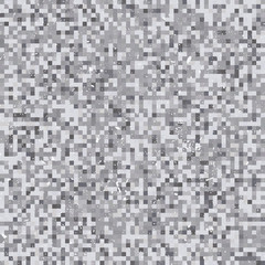 An abstract pixel style vector background with a grunge texture