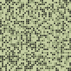 Abstract Green Pixel Art Vector Background