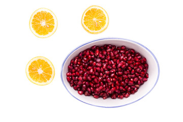 Pomegranate and citrus go together!