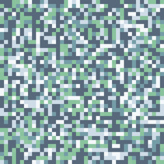 Abstract Green Pixel Art Vector Background