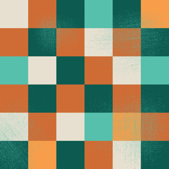 Abstract pixel art style vector background