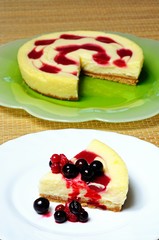 Berry fruit cheesecake © Arena Photo UK