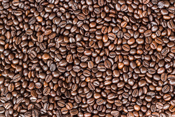 close up coffee beans