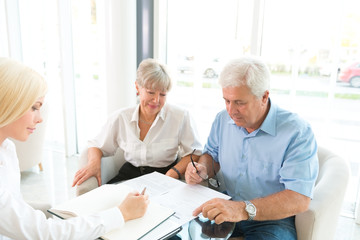 Obraz premium Selling insurance