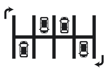 Fototapeta premium parking design