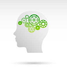 ingranaggio, testa, memoria © xyz+