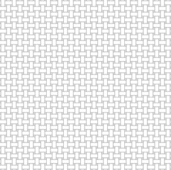 Black and white geometric seamless pattern with weave style.