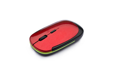 Computer mouse on white background