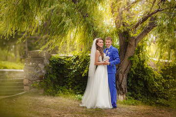 Wedding bride groom loving couple marrige day