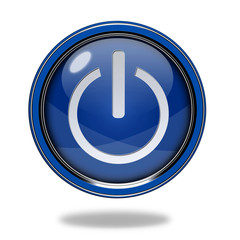 power circular icon on white background