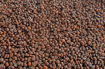 Background of coffee beans