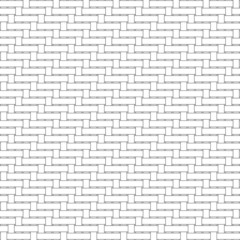 Black and white geometric seamless pattern with weave style.