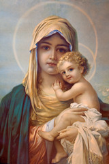 Madonna - Mother of God - obrazy, fototapety, plakaty
