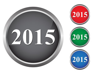 2015 new year buttons