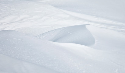 Fototapeta na wymiar Abstract snow drifts background