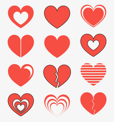 Hearts collection