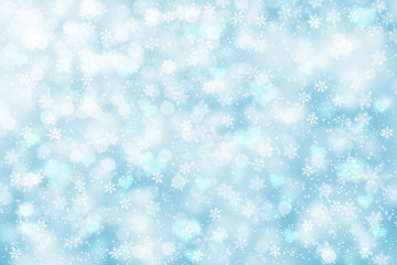 Artistic snowflake illusration background