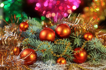 The New year's balls