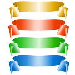 Obraz premium Set of ribbons