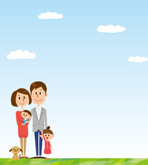 親子　空バック