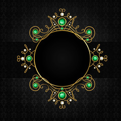 Jewellery black frame