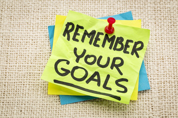 remember your goals