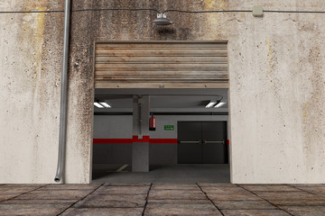 garage exit
