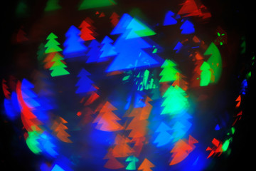 Fototapeta na wymiar Abstract Christmas Lights