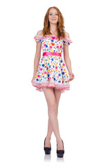 Young woman in fashion concept