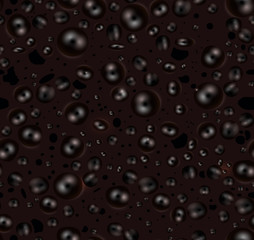 porous black chocolate