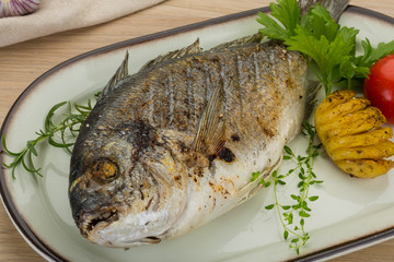 Grilled dorado