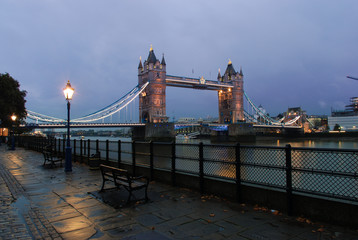 City of London and Tower Bridge