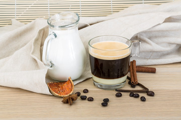 Coffee with milk